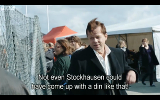 Wallander: “Not even Stockhausen could have come up with a din like that!”