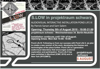 Projektraum Schwarz POND LIFE III Flyer