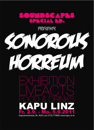 Soundscapes Sonorous-Horreum flyer